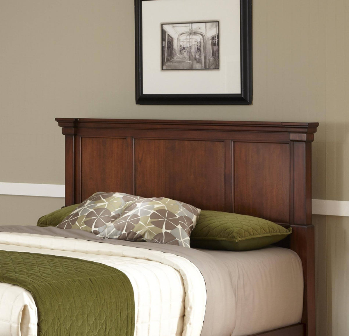 Rustic Cherry King California King Headboard D872079