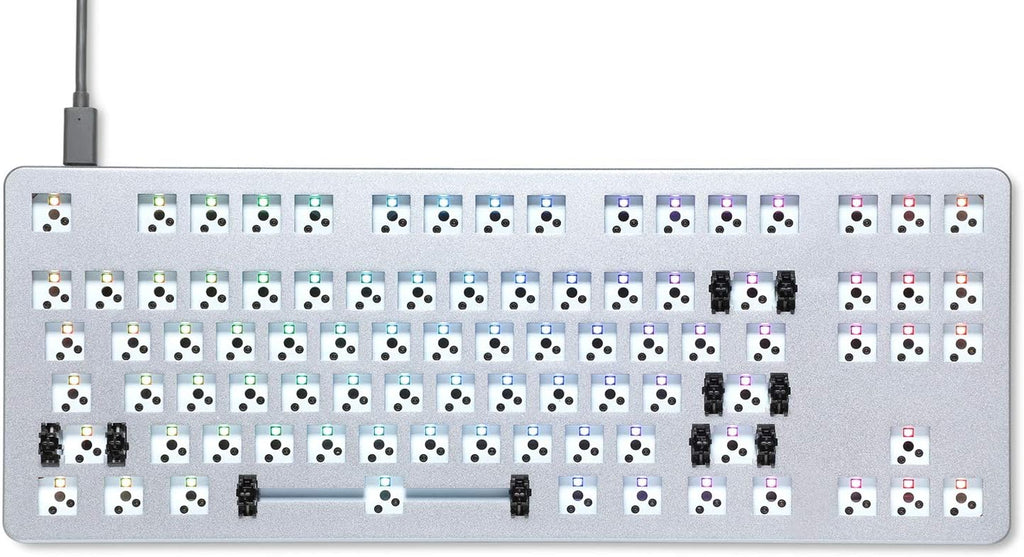 Mechanical Keyboard 87 Key Hot-Swap RGB Backlighting Aluminum Frame L450822
