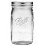 32 oz Wide Mouth Jars with Lids and Bands, Set of 12 J40189