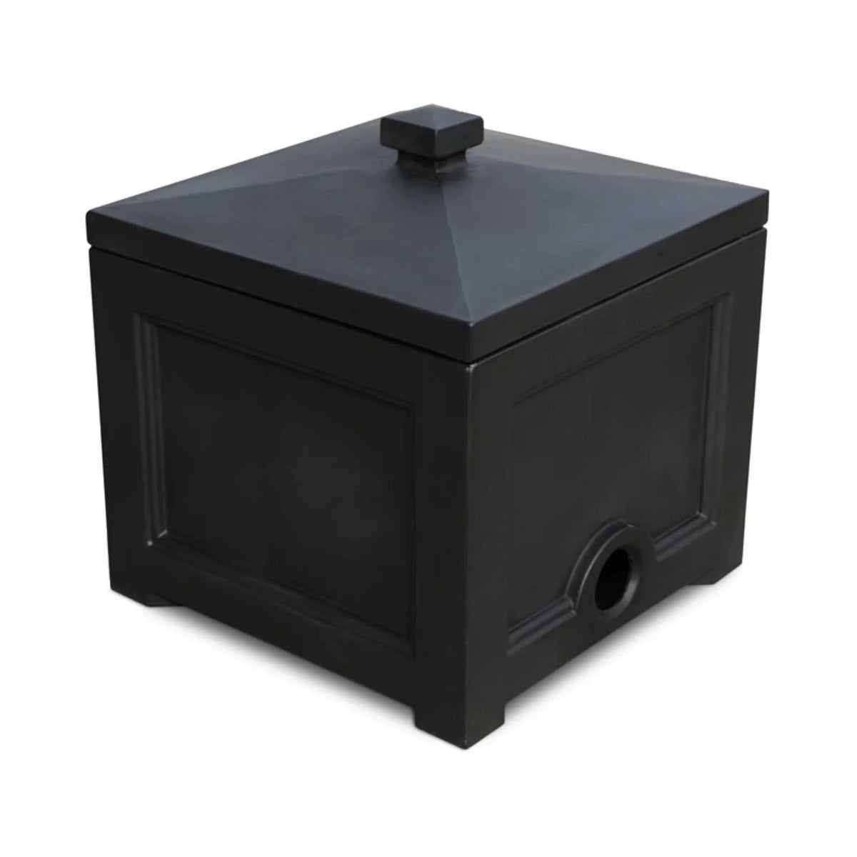 Black 100ft Garden Hose Bin D8435