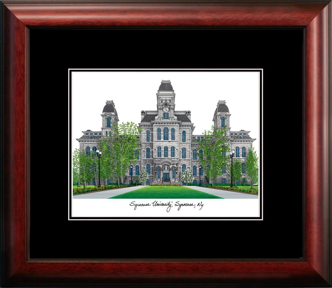 Syracuse University Framed Lithograph U815