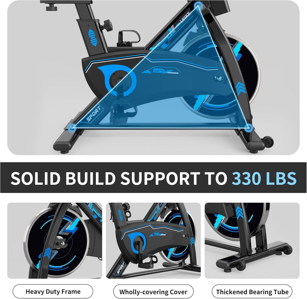 Exercise Bike Magnetic Resistance with Digital Monitor Q398