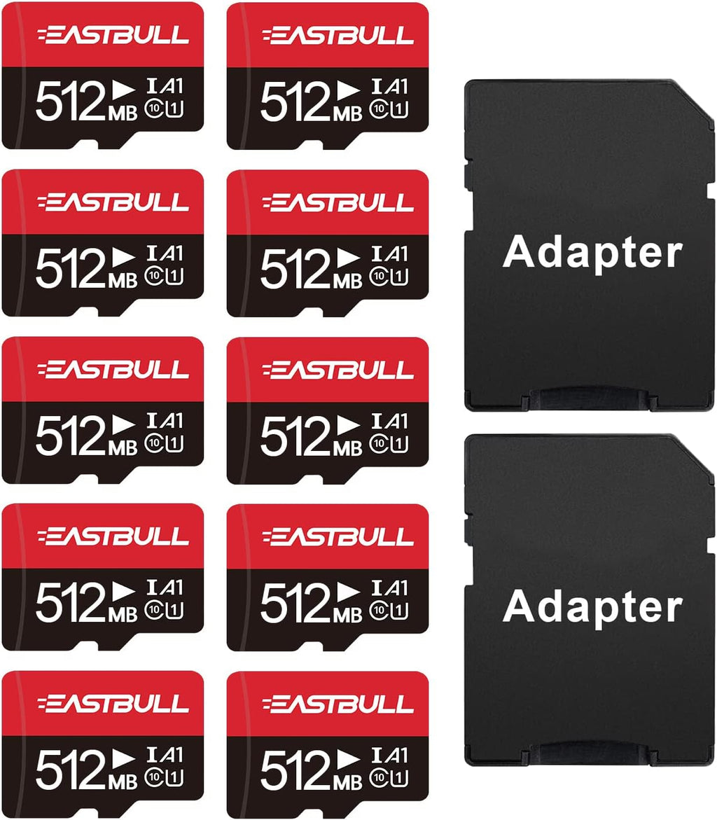8GB 10-Pack Micro SD Cards UHS-I U1 Class 10 Z9623