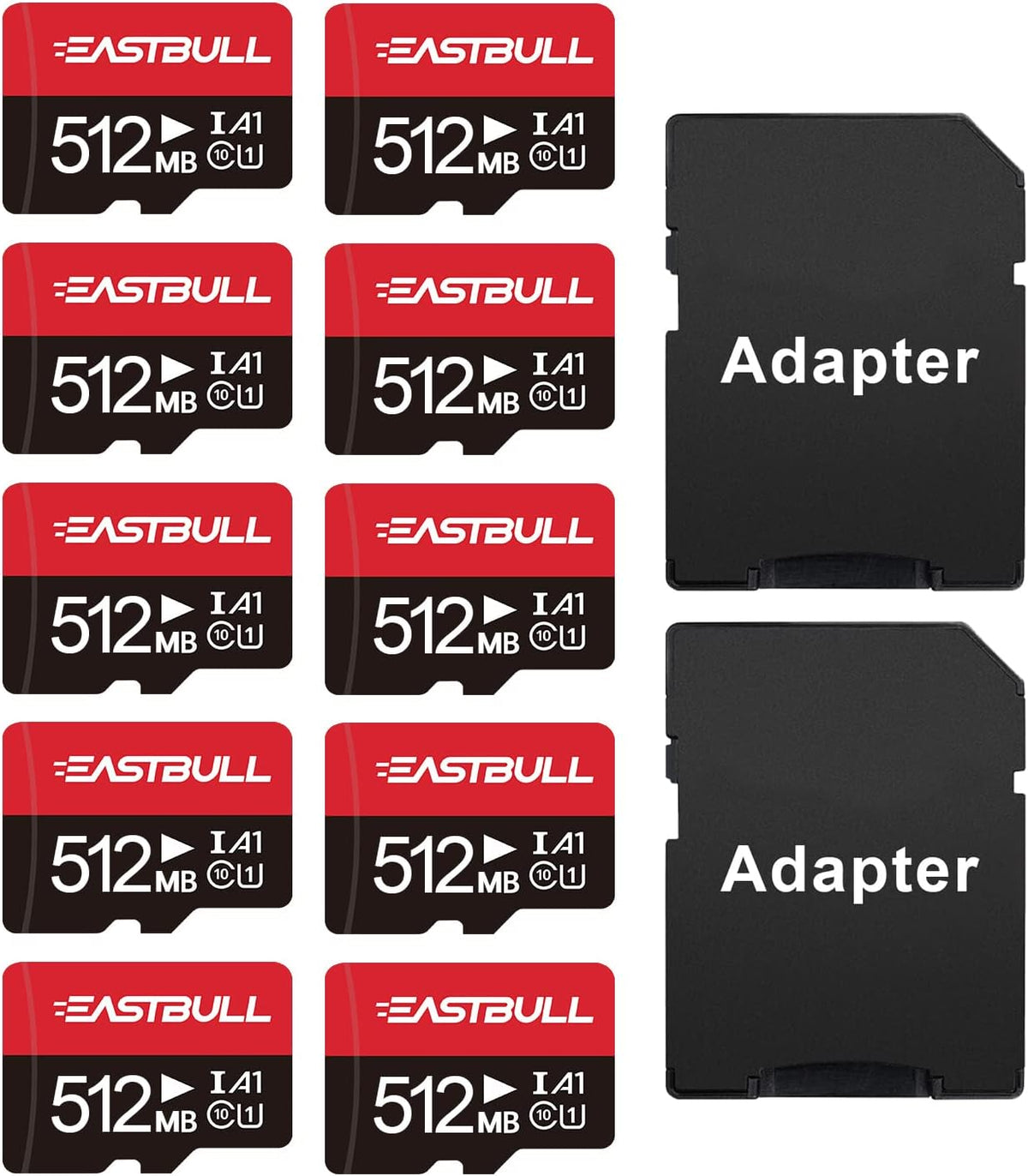 8GB 10-Pack Micro SD Cards UHS-I U1 Class 10 Z9623