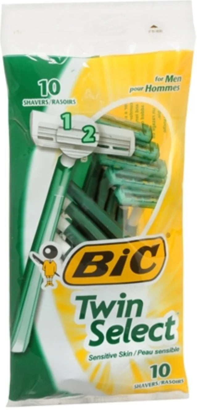 Bic Twin Select Shavers 10 Each E4284