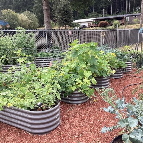 Quartz Grey Galvanized Raised Garden Beds I66007