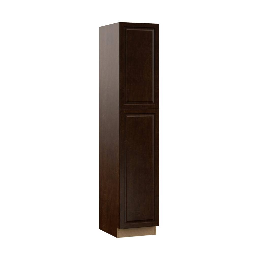 18x90x23.75 in. Espresso Pantry Kitchen Cabinet W260