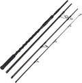 4 Piece Graphite Carbon Fiber Surf Spinning Fishing Rod T7620