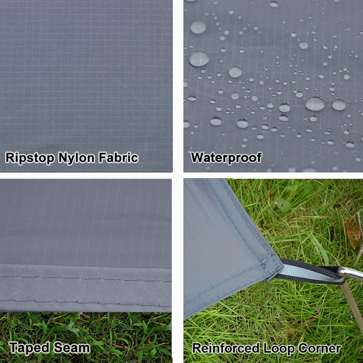 1 Person Ultralight Waterproof Tent Tarp Footprint Ground Sheet Mat J7940