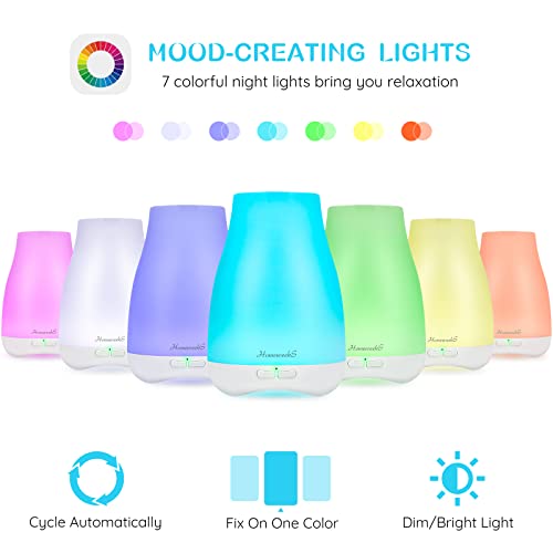 Colorful Essential Oil Diffuser with Adjustable Mist Mode C9906