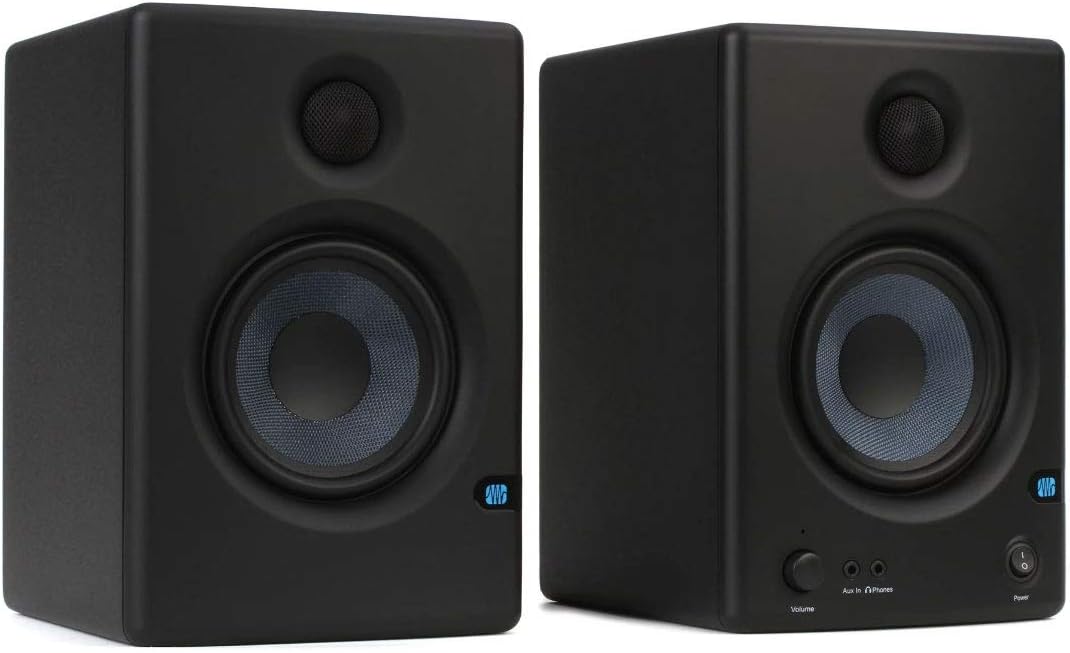 2x2 USB Audio Interface Full Studio Bundle with Studio Monitors and Instrument Cables Y917031