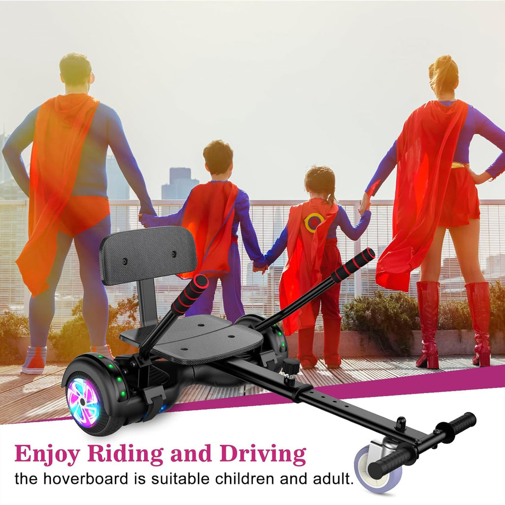 6.5 Inch Self Balancing Hoverboard with Bluetooth and LED Lights D928
