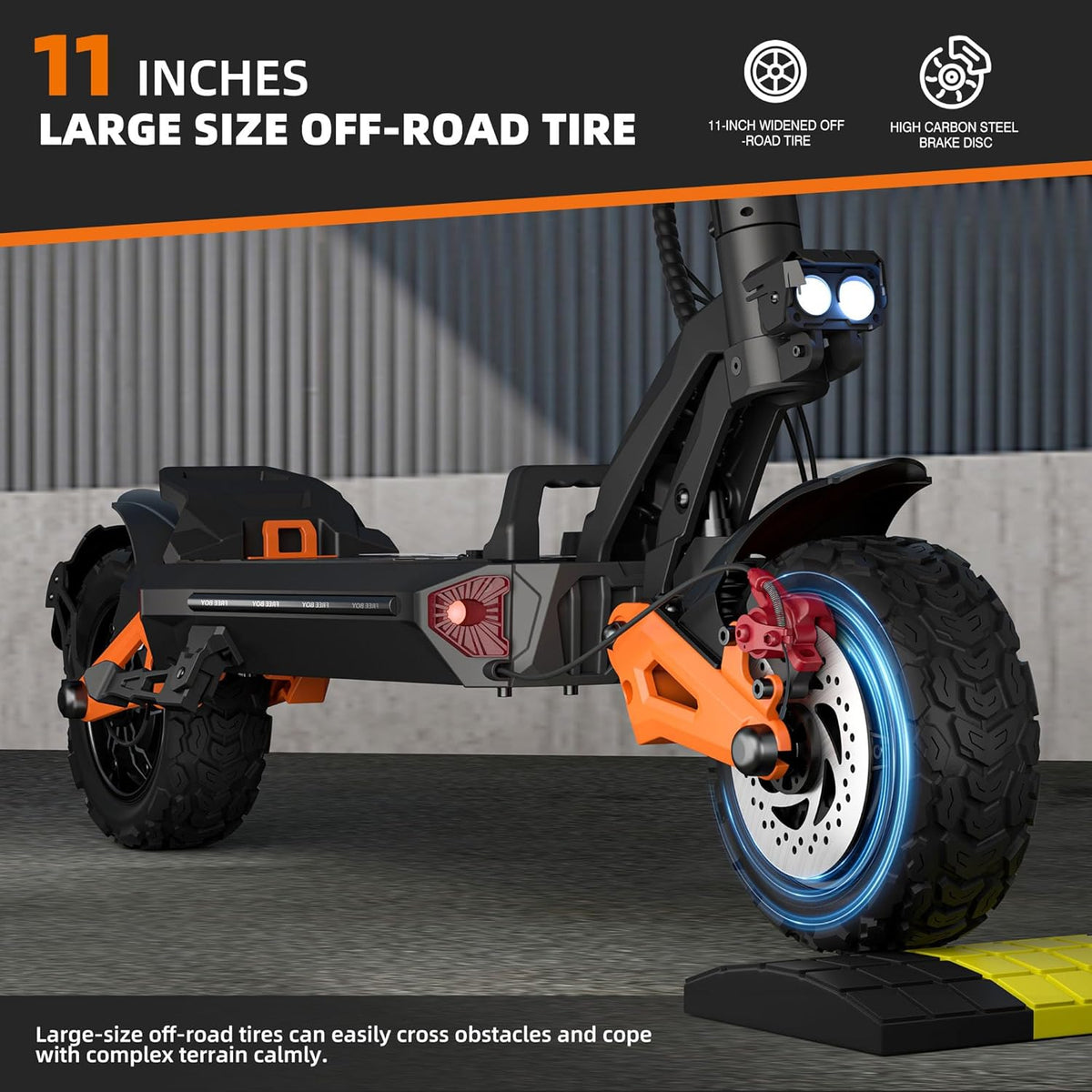 Electric Scooter with 3600W Motors 60V/30AH Battery 11 Inches Off Road Tires F286