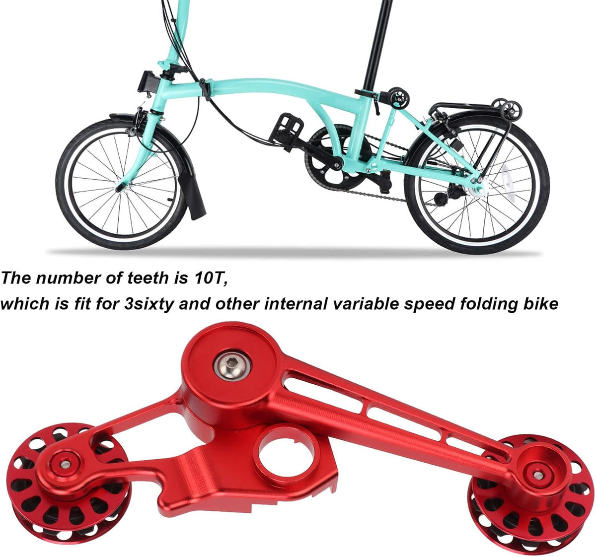 10T Aluminum Bike Chain Tensioner Y1579