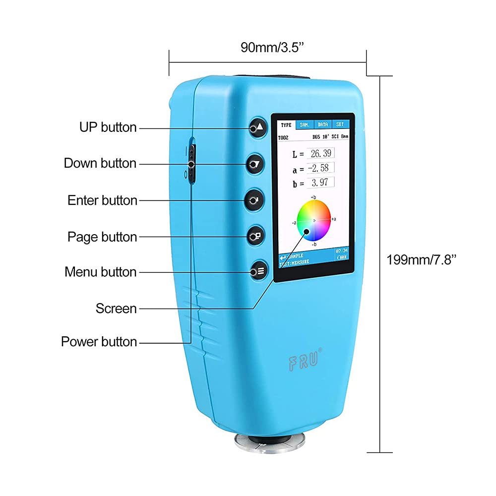 Blue Portable Digital Colorimeter P52172