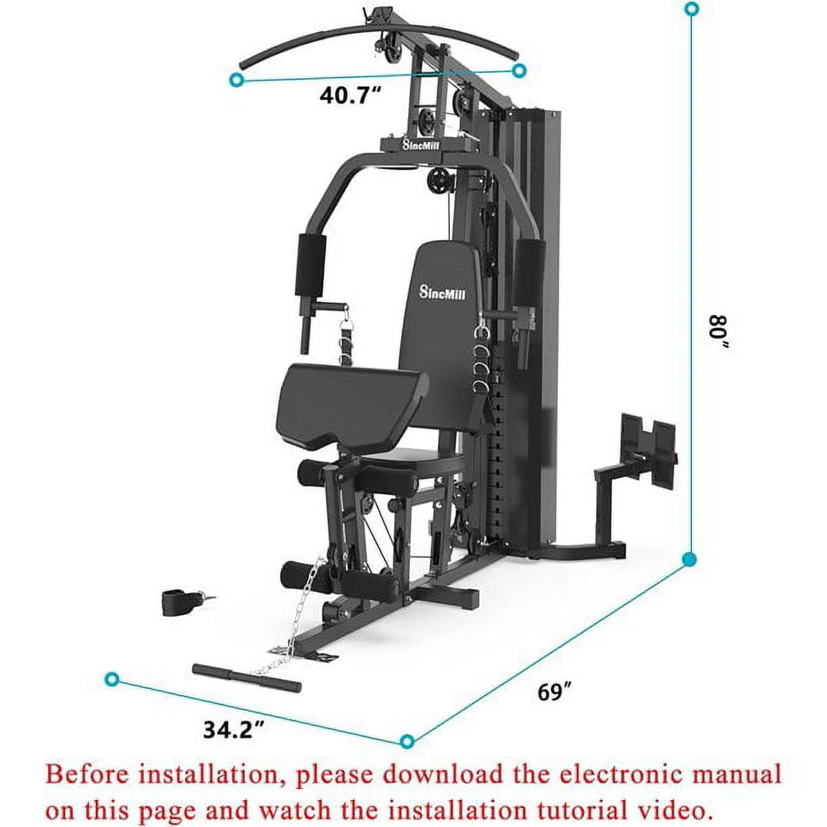 Multifunctional Full Body Home Gym Equipment O5170