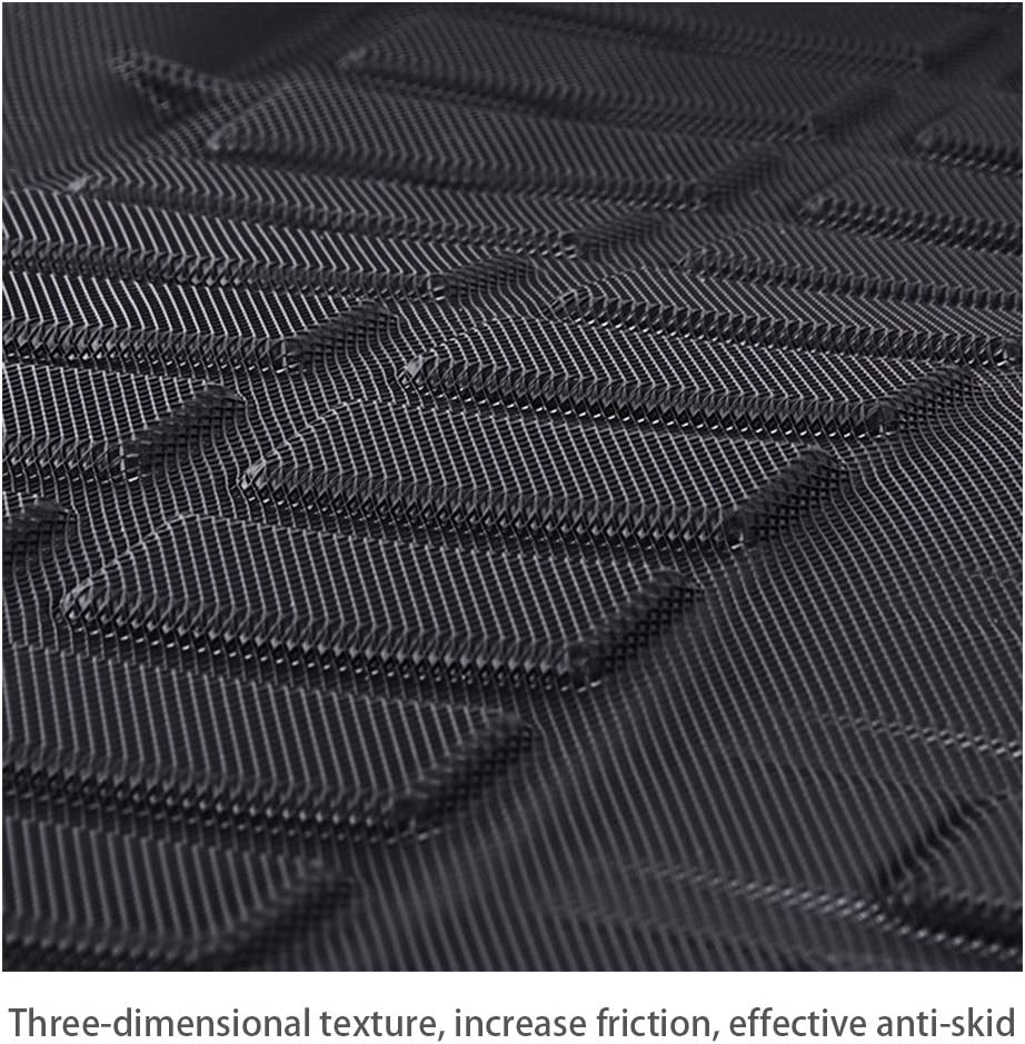 Black Pack of 2 Heavy Duty Rubber Trunk Liner Tray I850757