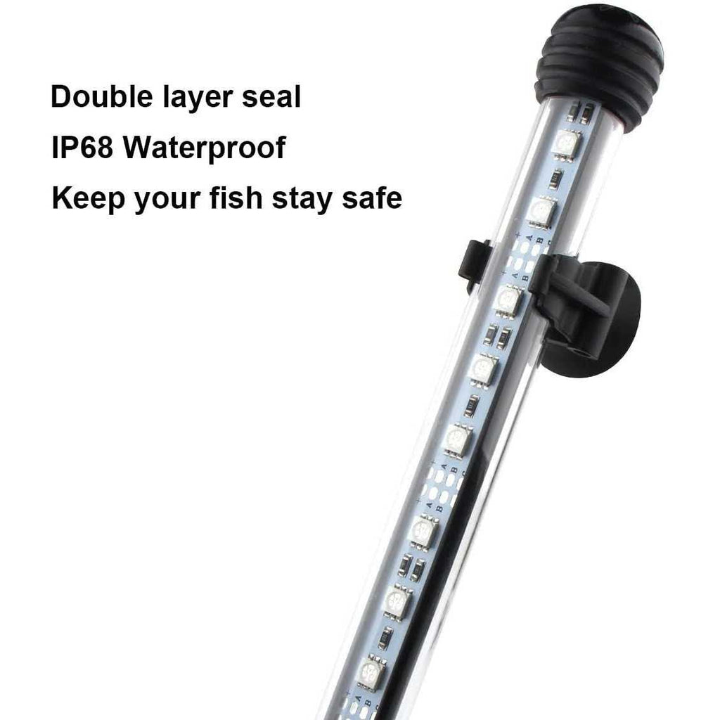 LED Aquarium Light 2 Pack 15 inches RGB Submersible P36686
