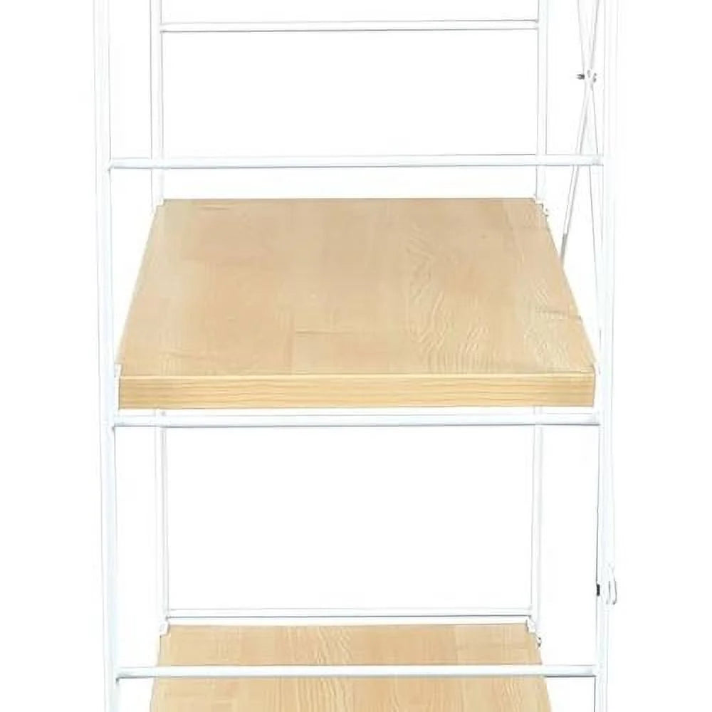 4 Shelves Bookcase with Steel Frame U931