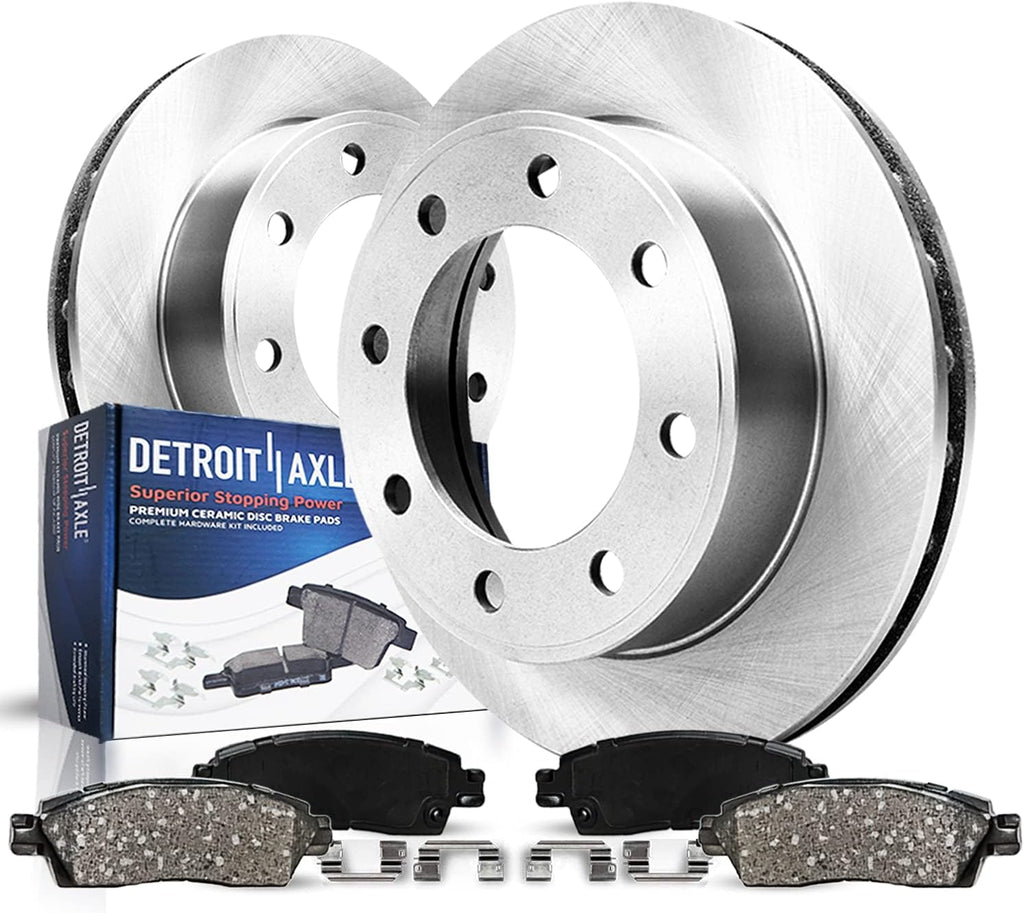 Front Disc Rotors and Brake Pads 4pc Set S28253