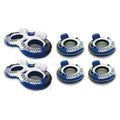 Inflatable 2 Person Float (2 Pack) + Single Tube (4 Pack) Q126