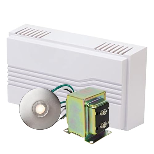 Hardwired Chime Kit with 16-Volt/30VA Transformer and Satin Nickel Button B352