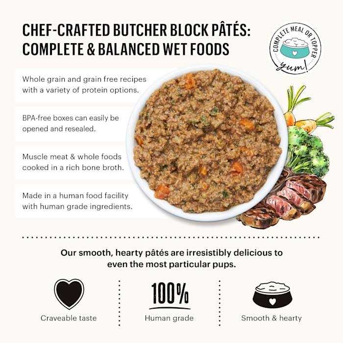 Butcher Block Pate Dog Food 10.5 oz H752