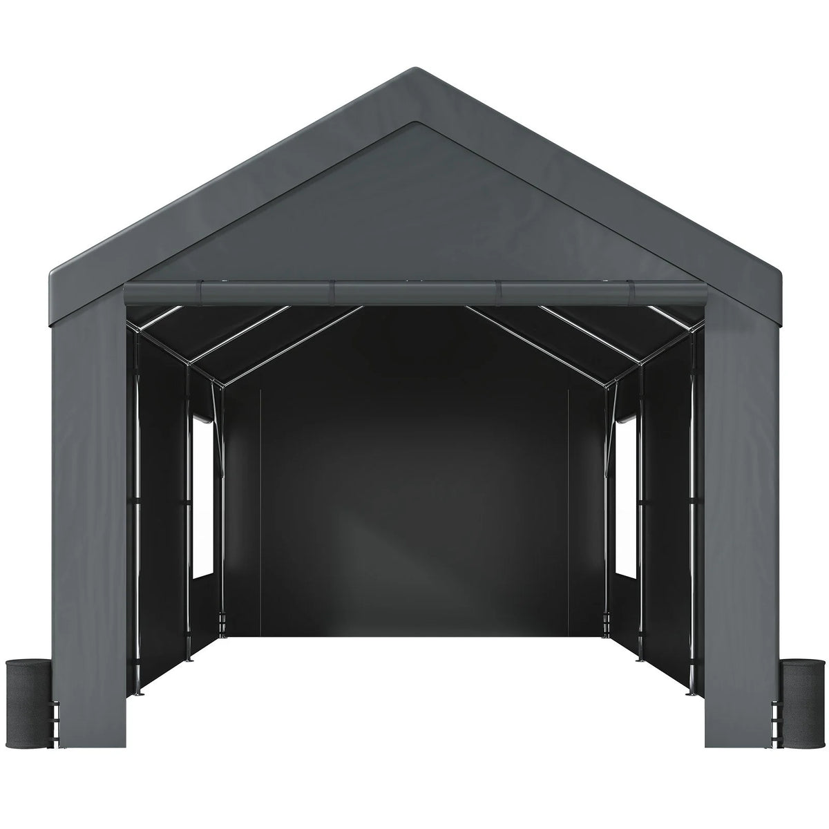 12x20ft Heavy Duty Carport with Removable Sidewalls G325062