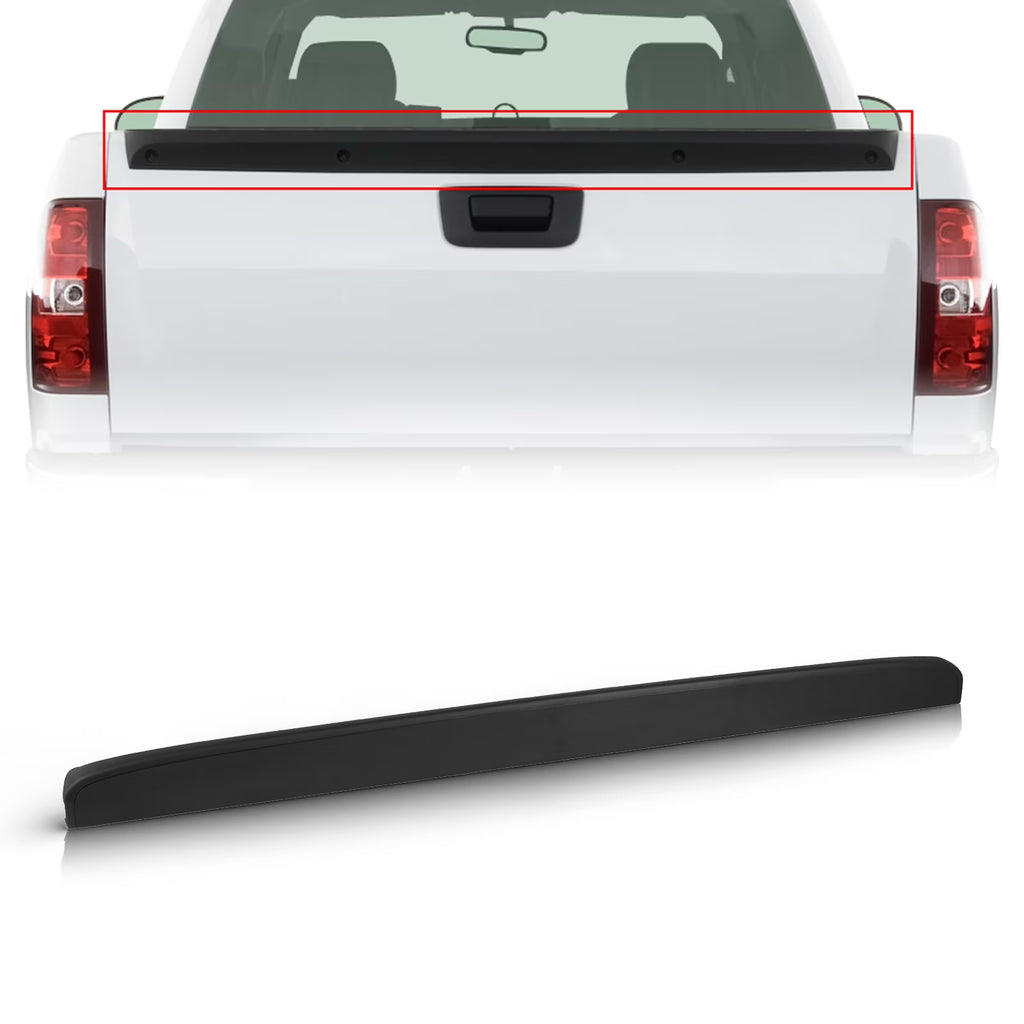 Tailgate Molding Spoiler Cap Top Protector Trim I224278