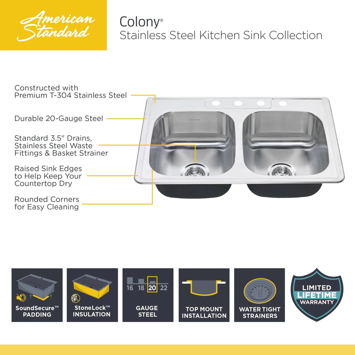 Stainless Steel Kitchen Sink N51830