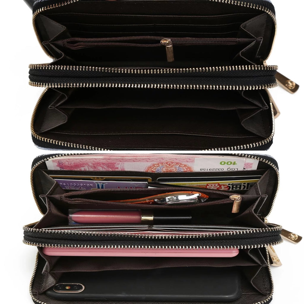 Brown Wristlet Wallet C39045