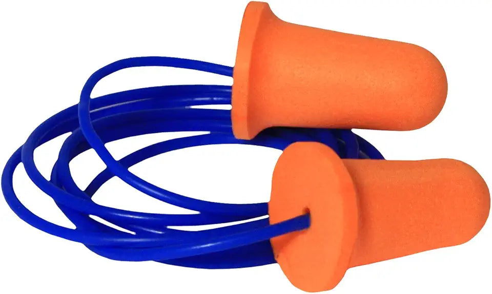 Orange Corded Foam Earplugs 100-Pack X4988
