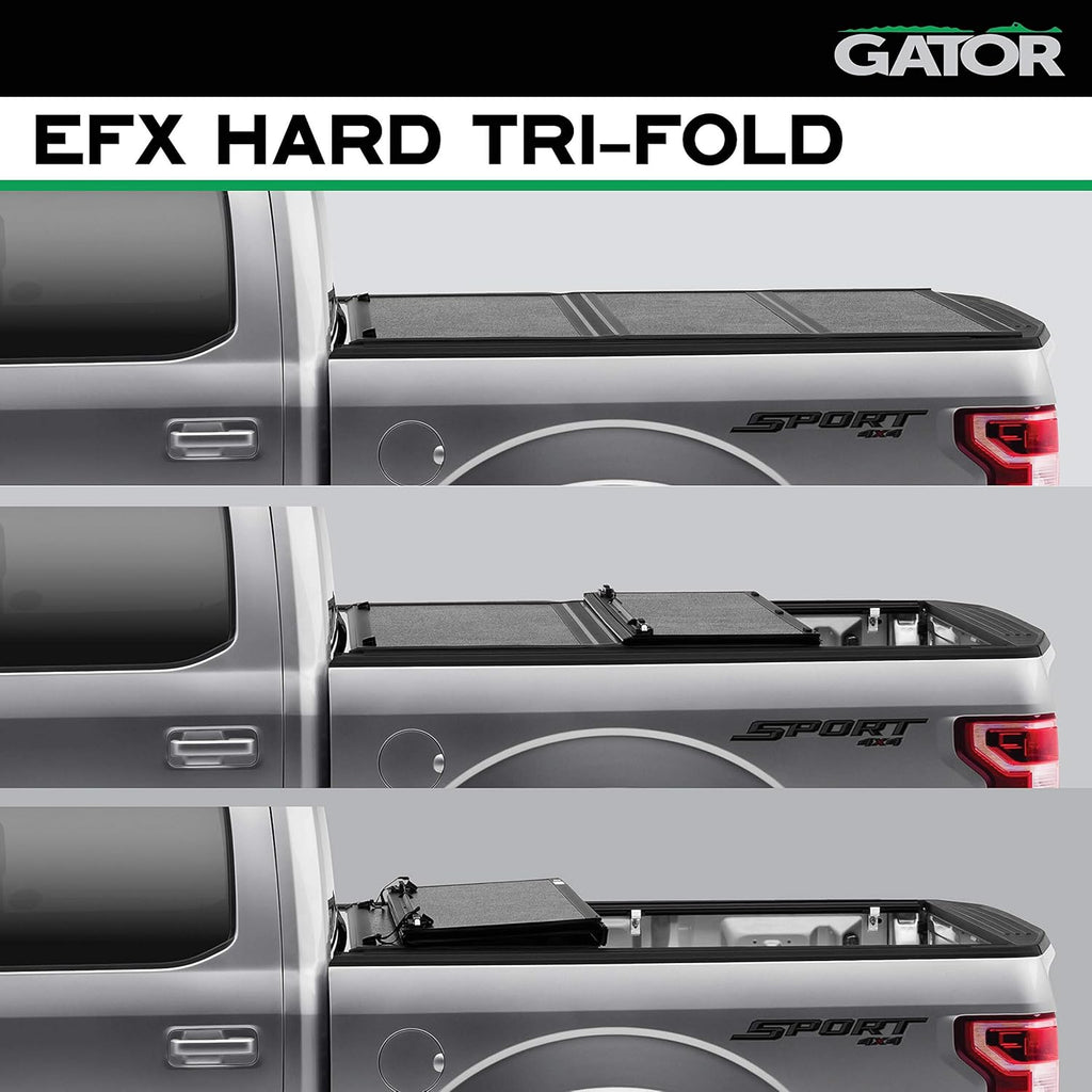 Hard Tri-Fold Truck Bed Tonneau Cover for 5' 7" Bed R92231