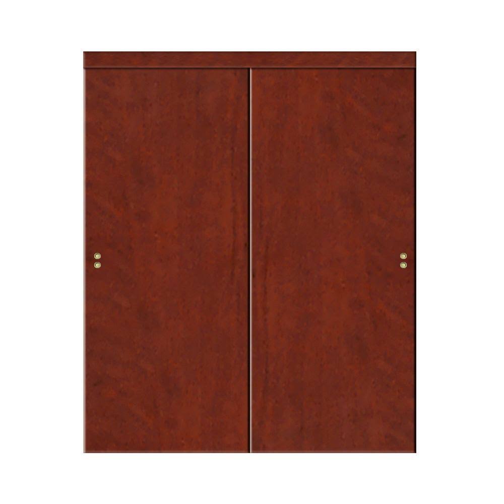 Red Cherry MDF Interior Closet Sliding Door P11729