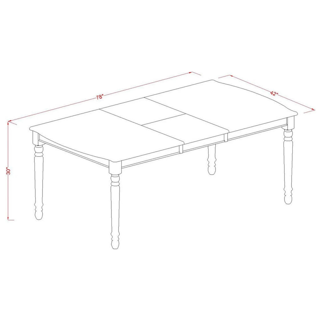 8 Piece Linen Fabric Dining Table Set H89785