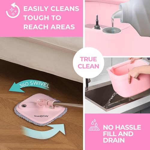 Square Spin Mop & Bucket System with 2 Microfiber Mop Pads X636
