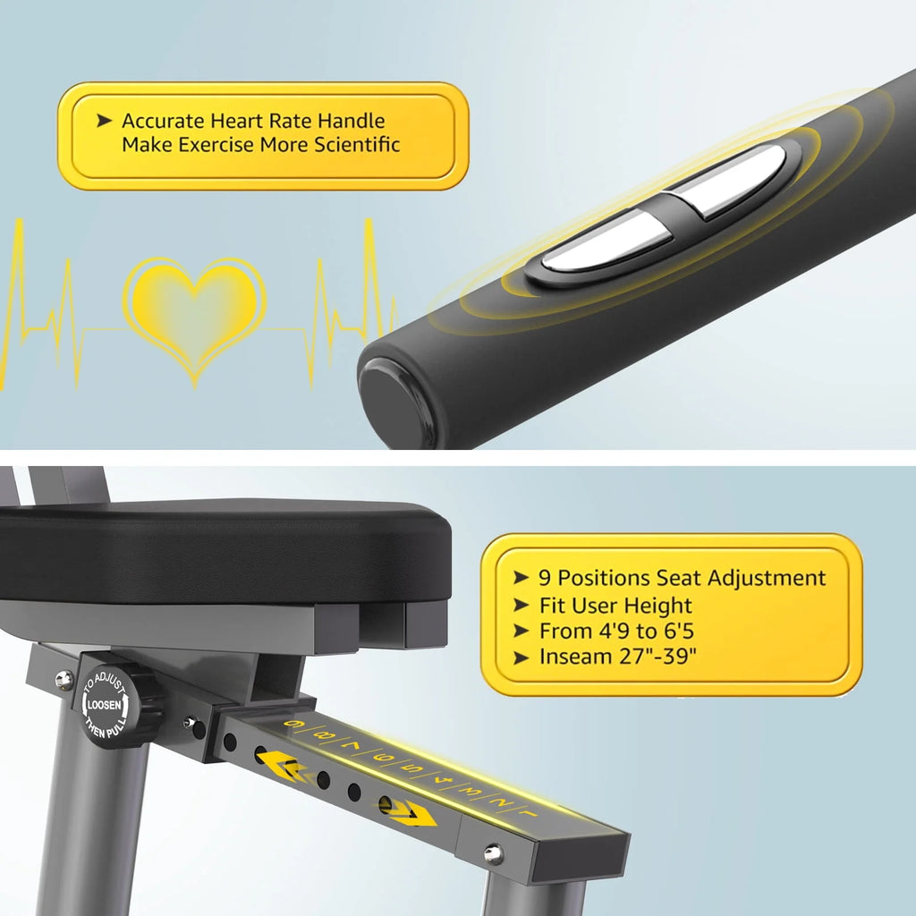 Recumbent Stationary Bike with Magnetic Resistance F40580
