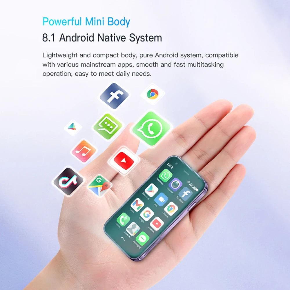 3Inch Quad Core 3GB+64GB 4G LTE Dual SIM Mini Smartphone P87752