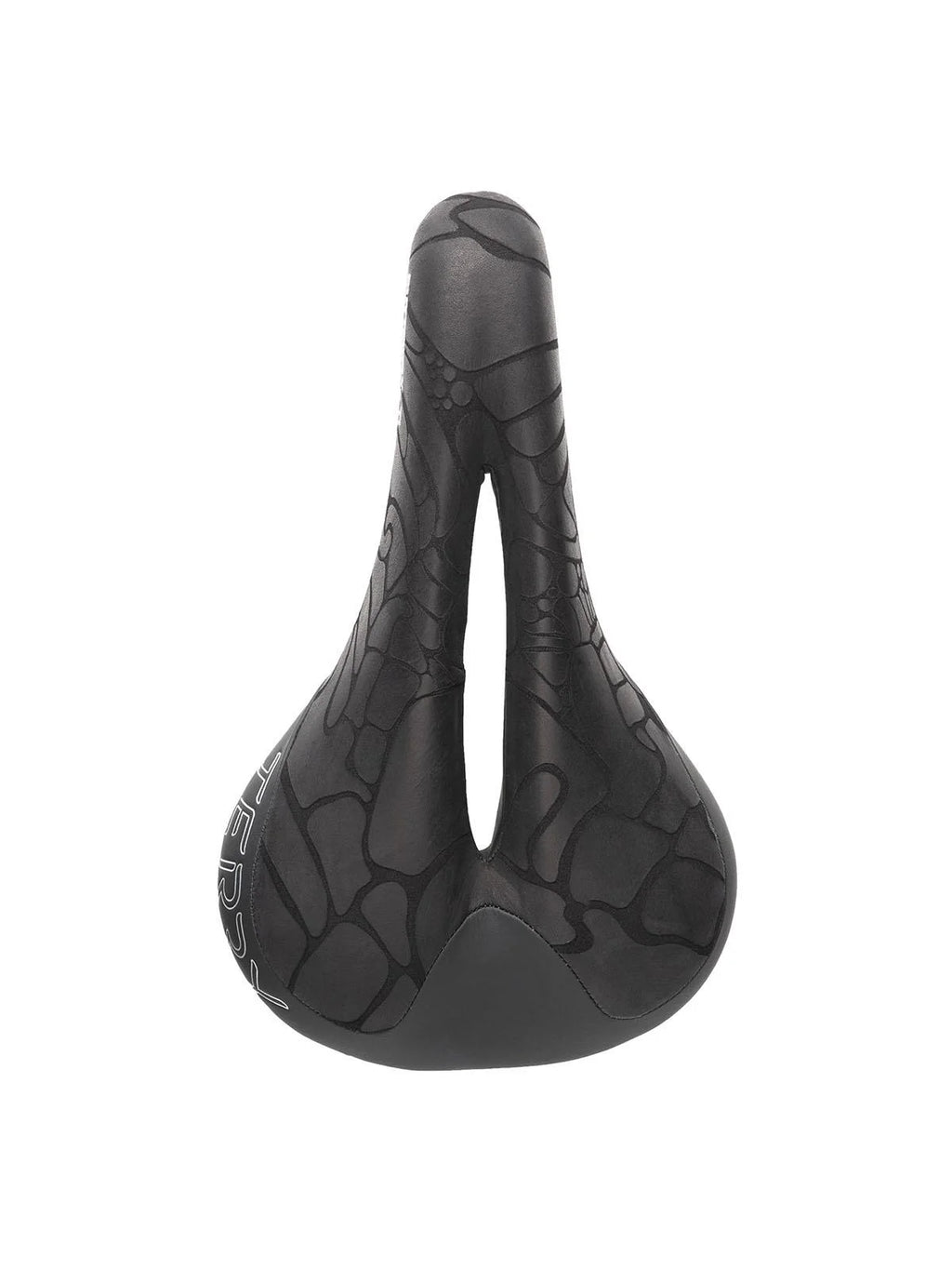 Black Textured Leather Bike Saddle T118303