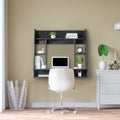 Wall Mount Computer Desk with Storage and Tray E21202