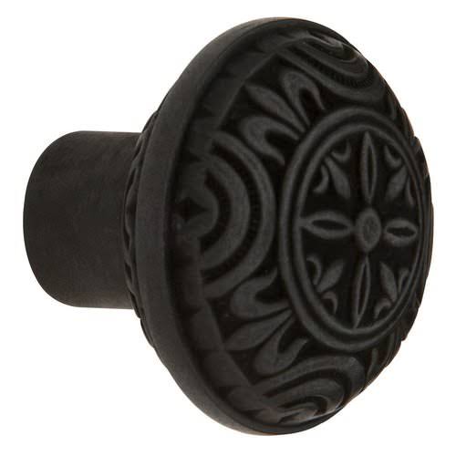 Single Knob Only Satin Brass and Brown Z5064
