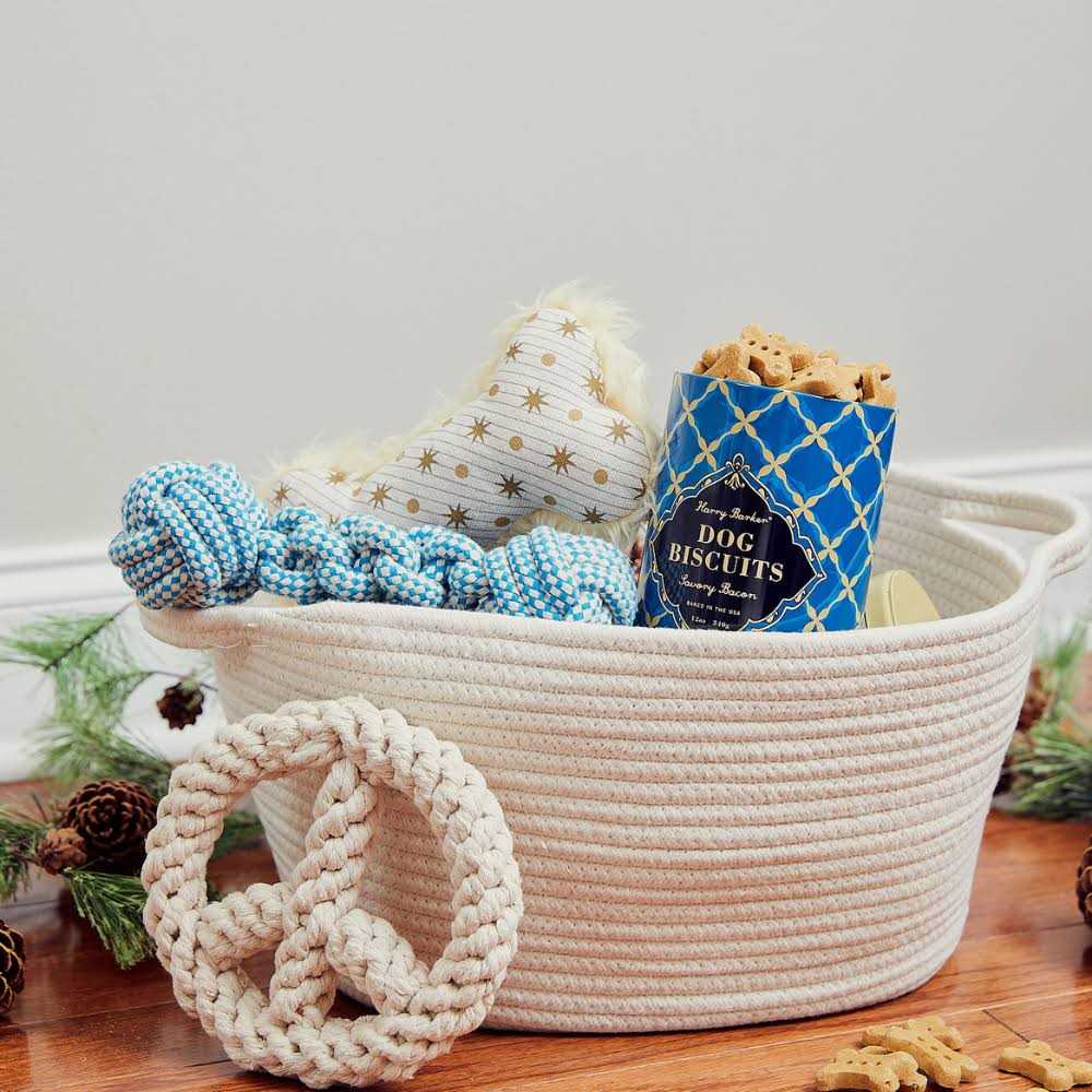 Cotton Rope Dog Toy Storage J797108