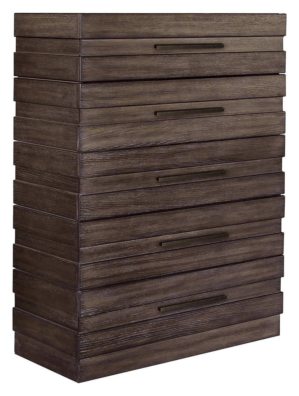 Brown 5 Drawer Chest T643