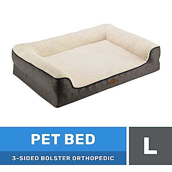 3-Sided Bolster Orthopedic Pet Bed T872