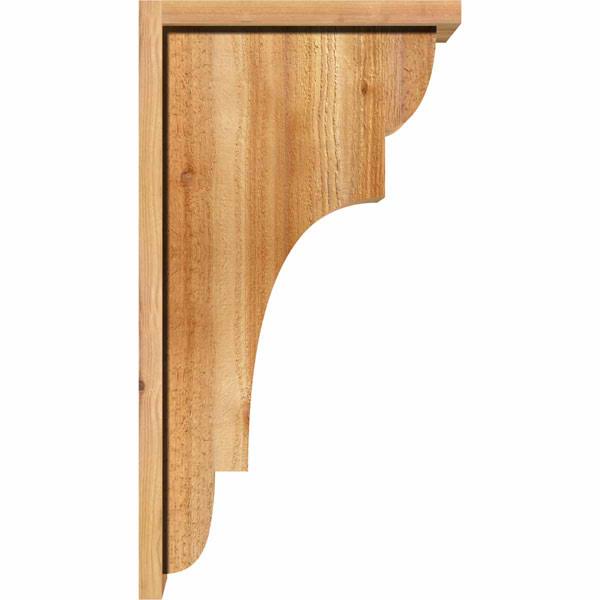 Rough Sawn Corbel with Backplate, Western Red Cedar Z98549