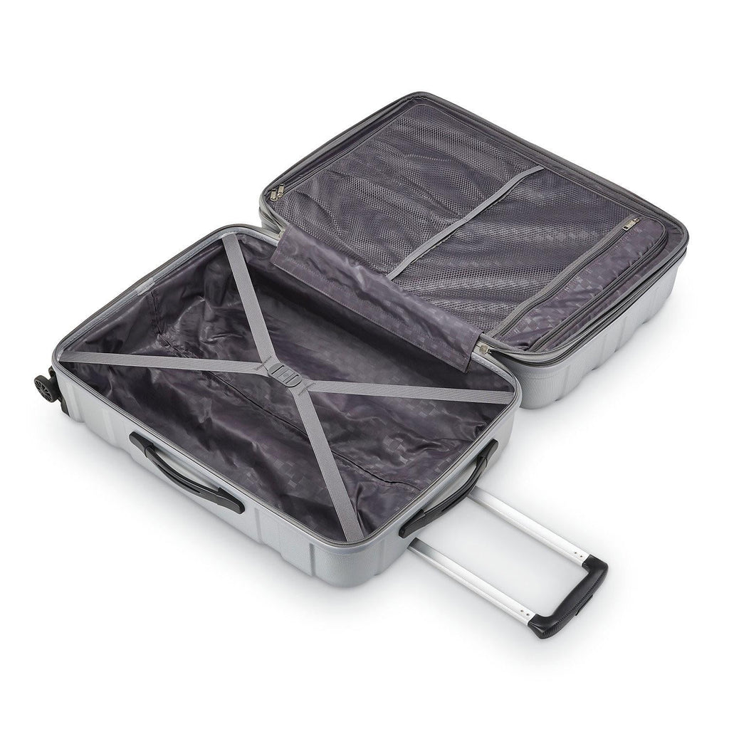 2-Piece Silver Hardside Spinner Luggage Set M3534