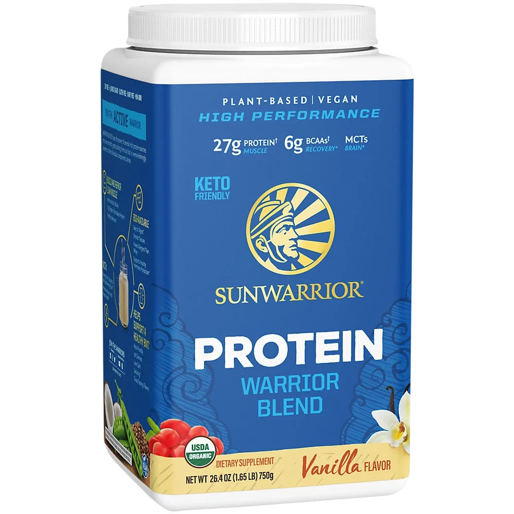 Organic Vanilla Plant Protein Powder with BCAA, 750g H220765