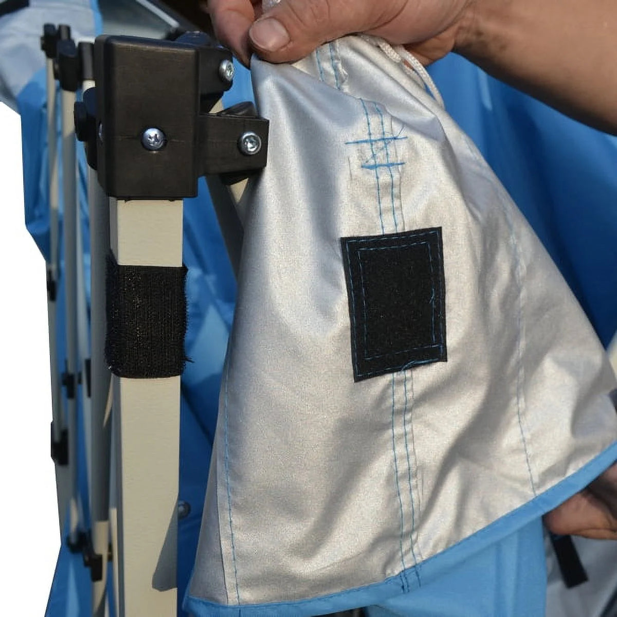 Blue Slant Leg Canopy with 4 Weight Bags A837983