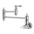 Wall Mounted Pot Filler Faucet in Polished Chrome W286698