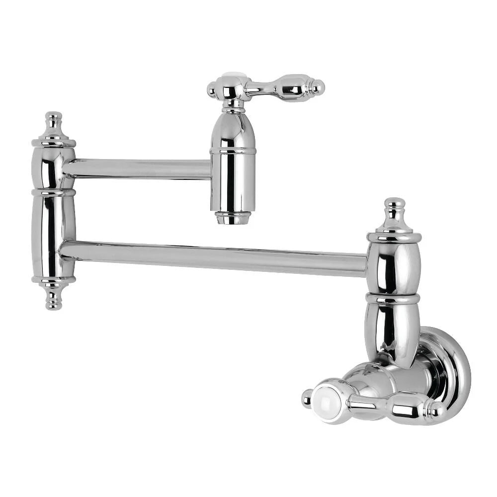 Wall Mounted Pot Filler Faucet in Polished Chrome W286698